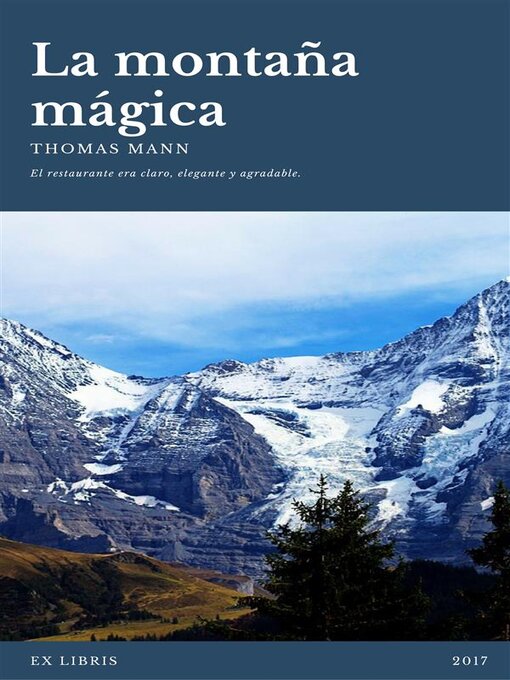 Title details for La montaña mágica by Thomas Mann - Wait list